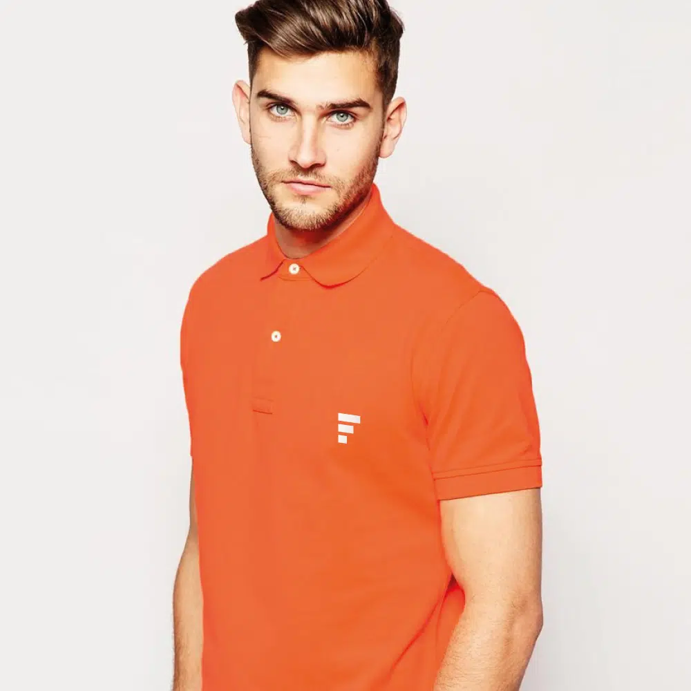 Man wearing Field of Fitness branded t-shirt